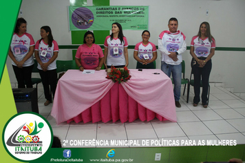 Foto - 2ª CONFERÊNCIA MUNICIPAL DE POLÍTICAS PARA AS MULHERES