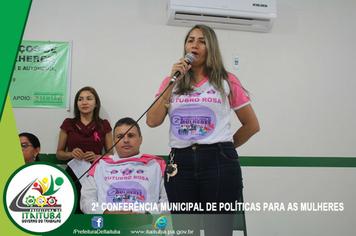 Foto - 2ª CONFERÊNCIA MUNICIPAL DE POLÍTICAS PARA AS MULHERES