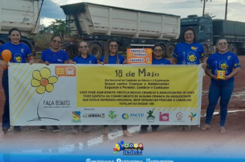 Foto - CAMPANHA FAÇA BONITO! PROTEÇÃO AOS DIREITOS DAS CRIANÇAS E ADOLESCENTES ITAITUBENSES.
