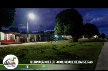 Foto - ILUMINAÇÃO DE LED CHEGA AOS BAIRROS MAIS DISTANTES E COMUNIDADES DO MUNICÍPIO