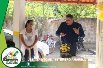 Foto - SETEMBRO AMARELO - SECRETARIA DE SAÚDE