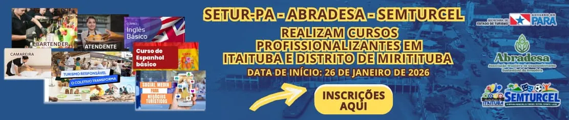 CURSOS PROFISSIONALIZANTES EM ITAITUBA E DISTRITO DE MIRITITUBA