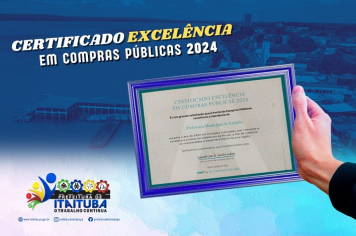 PREFEITURA DE ITAITUBA É EXCELÊNCIA EM COMPRAS PÚBLICAS!