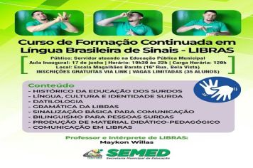 CURSO DE LIBRAS - SEMED