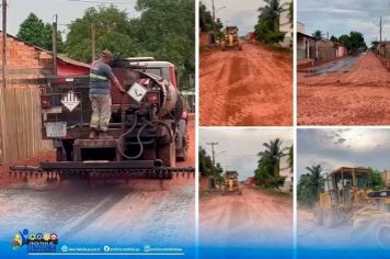 ASFALTAMENTO NO BAIRRO MARIA MADALENA CONTINUA