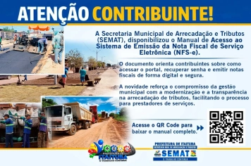 PREFEITURA DE ITAITUBA LANÇA MANUAL PARA EMISSÃO DE NFS-E