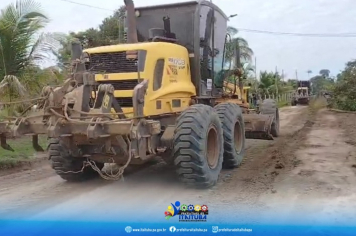 PREFEITURA REALIZA MANUTENÇÃO E ABERTURA DE ESTRADAS NO INTERIOR. A COMUNIDADE NOSSA SENHORA APARECIDA, RAMAL SAI CINZA ESTÁ SENDO CONTEMPLADA COM AS AÇÕES DA SEMINFRA.