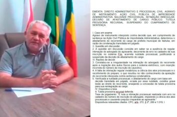 PREFEITO VALMI CLIMACO É RECONDUZIDO AO CARGO POR DECISÃO JUDUCUAL.
