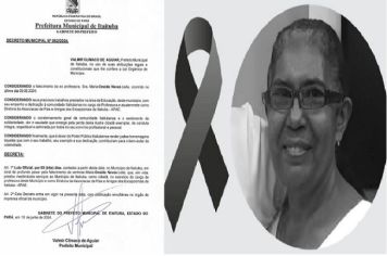 PREFEITURA DE ITAITUBA DECRETA LUTO OFICIAL POR 03 (TRÊS) DIAS, PELO FALECIMENTO DA PROFESSORA MARIA ONEIDE NEVES LEITE OCORRIDO NA NOITE DE DOMINGO, 09 DE JUNHO DE 2024.