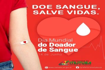 14 DE JUNHO - DIA MUNDIAL DO DOADOR DE SANGUE