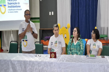 SEMED LANÇA EM ITAITUBA O PROGRAMA 'PACTO PELA SUPERAÇÃO DO ANALFABETISMO' EM PARCERIA COM O GOVERNO FEDERAL.