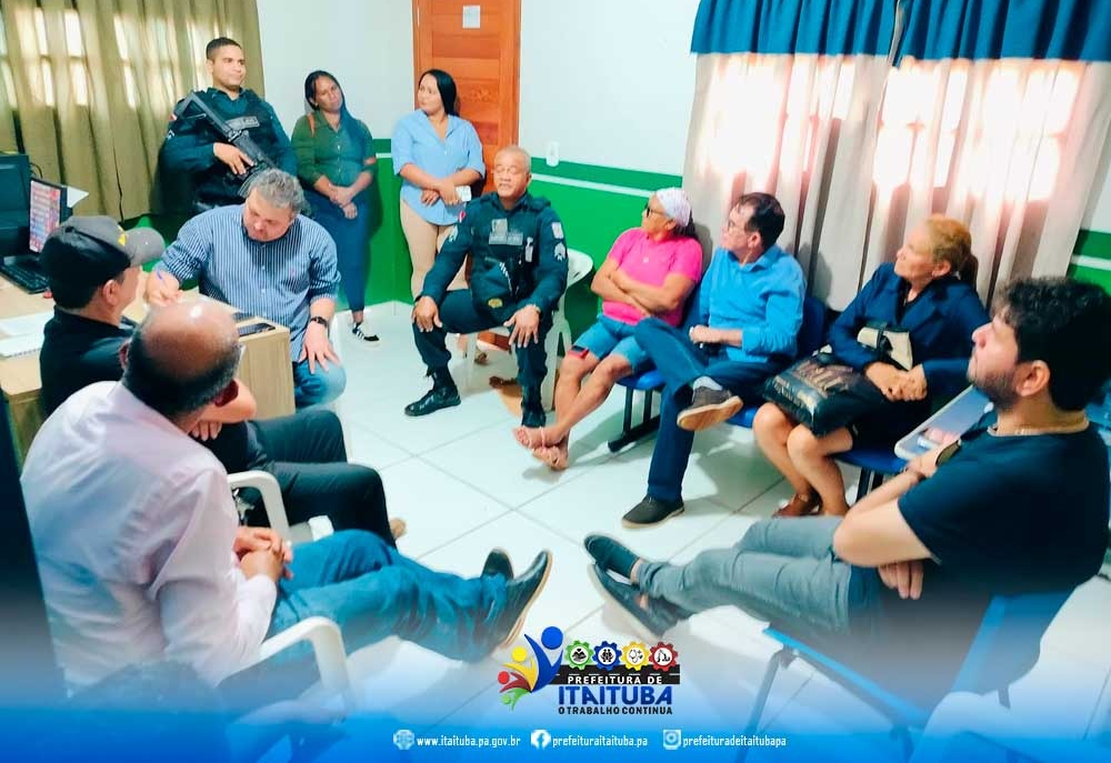 PREFEITO NICODEMOS AGUIAR E REPRESENTANTES POLÍTICOS VISITAM DISTRITO DE MIRITITUBA ATENDENDO PEDIDO DA COMUNIDADE