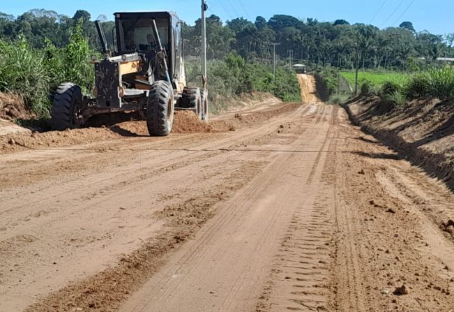 VICINAL SAI CINZA RECEBE OBRAS DE MANUTENÇÃO DA SEMINFRA