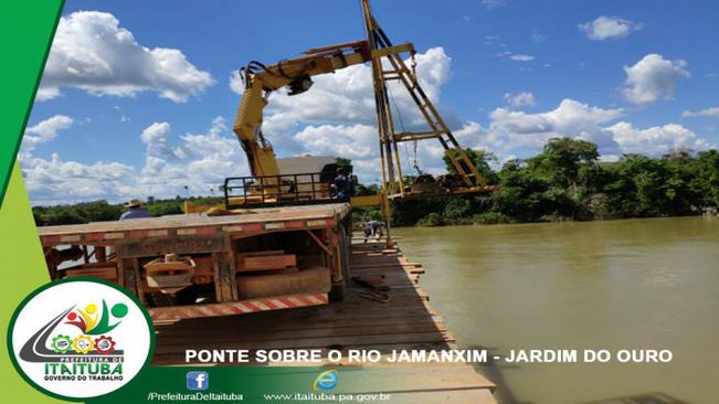339 METROS DE PONTE DE MADEIRAS SOBRE O RIO JAMANXIM