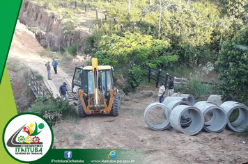 Foto - VICINAL SANTA RITA É CONTEMPLADA COM NOVA PONTE