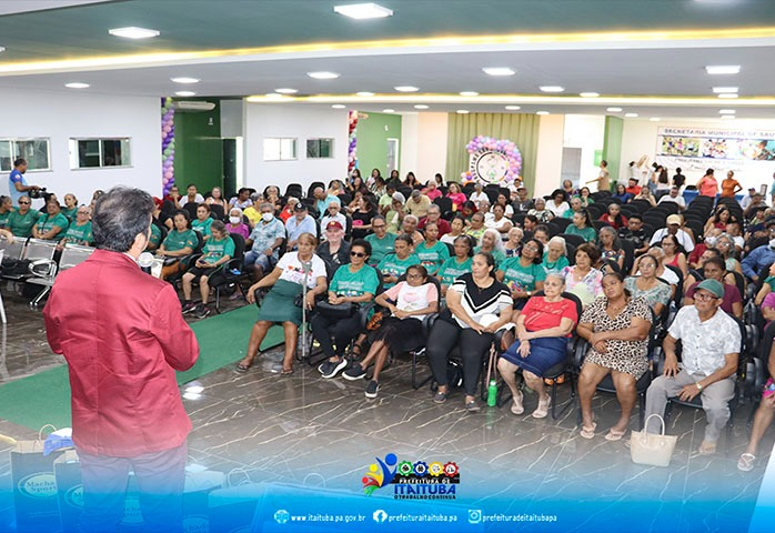 DIA MUNICIPAL DA LONGEVIDADE 60+ FOI REALIZADO COM SUCESSO NO AUDITÓRIO DA SEMDAS COM UMA PROGRAMAÇÃO ESPECIAL.