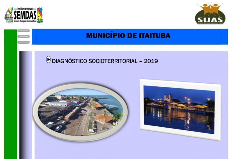Diagnóstico Socioterritorial do Município de Itaituba.