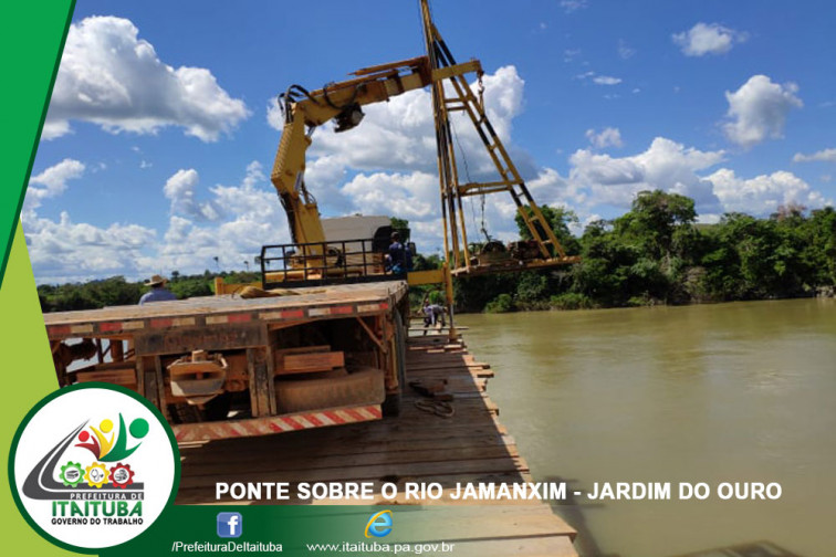 339 METROS DE PONTE DE MADEIRAS SOBRE O RIO JAMANXIM
